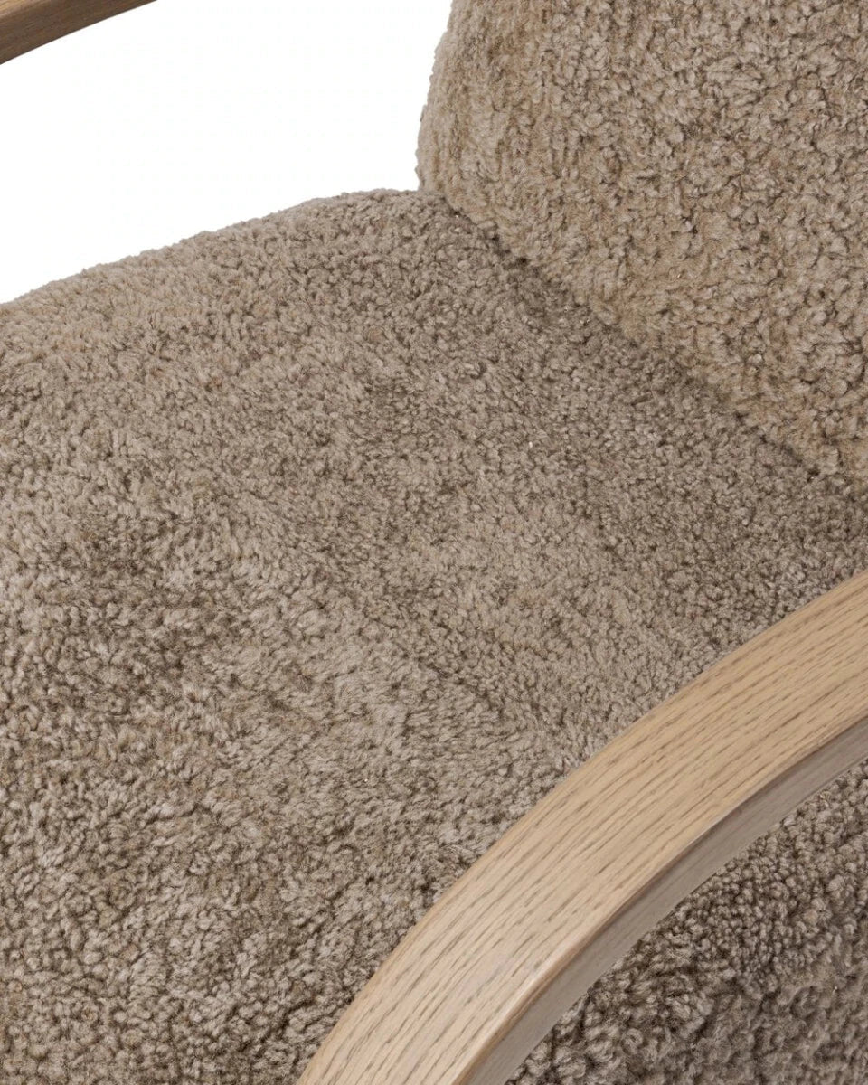 Taupe Shearling