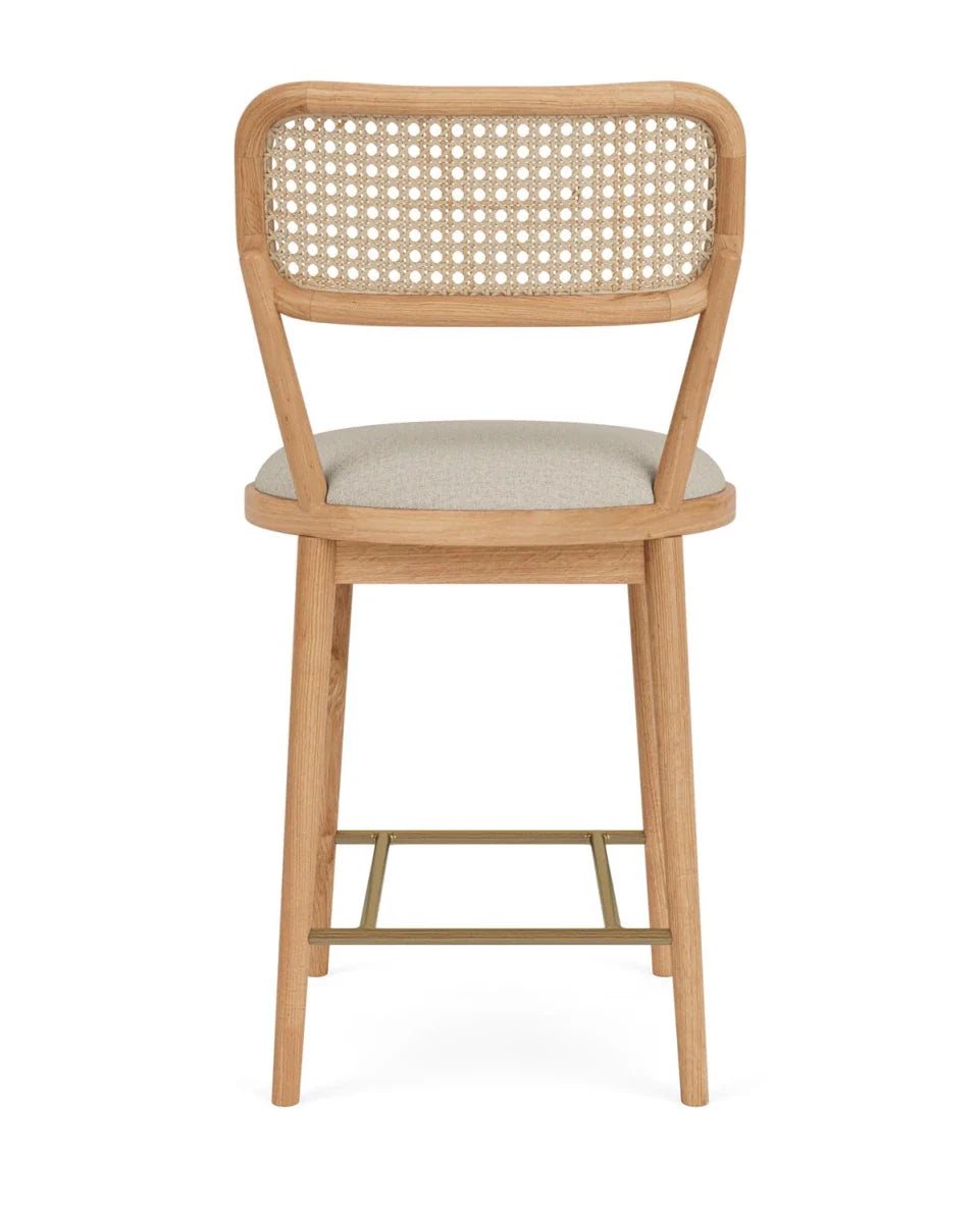 Flax Linen / White Oak / Counter (24" Height)