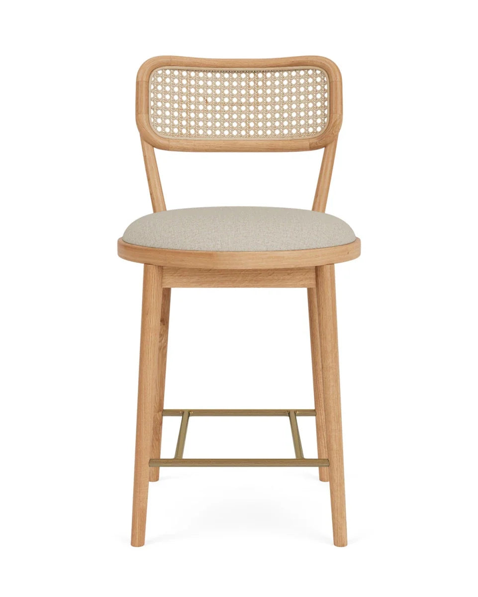 Flax Linen / White Oak / Counter (24" Height)