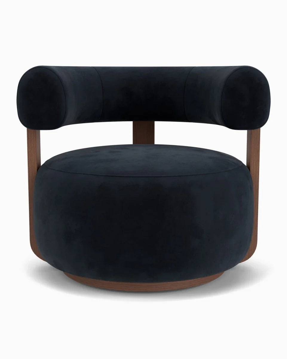 Ebony Velvet / Walnut Frame