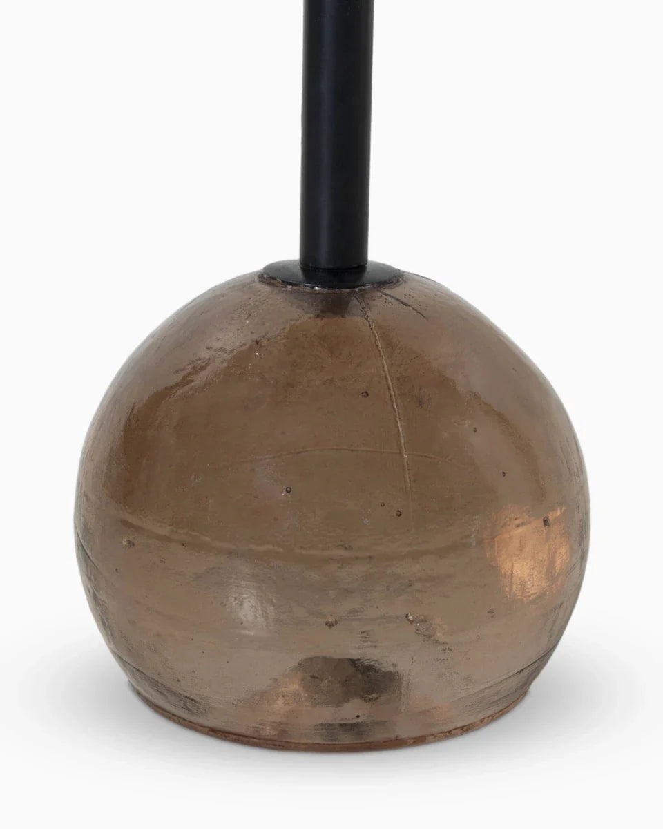 Smoked Brown Cast Glass