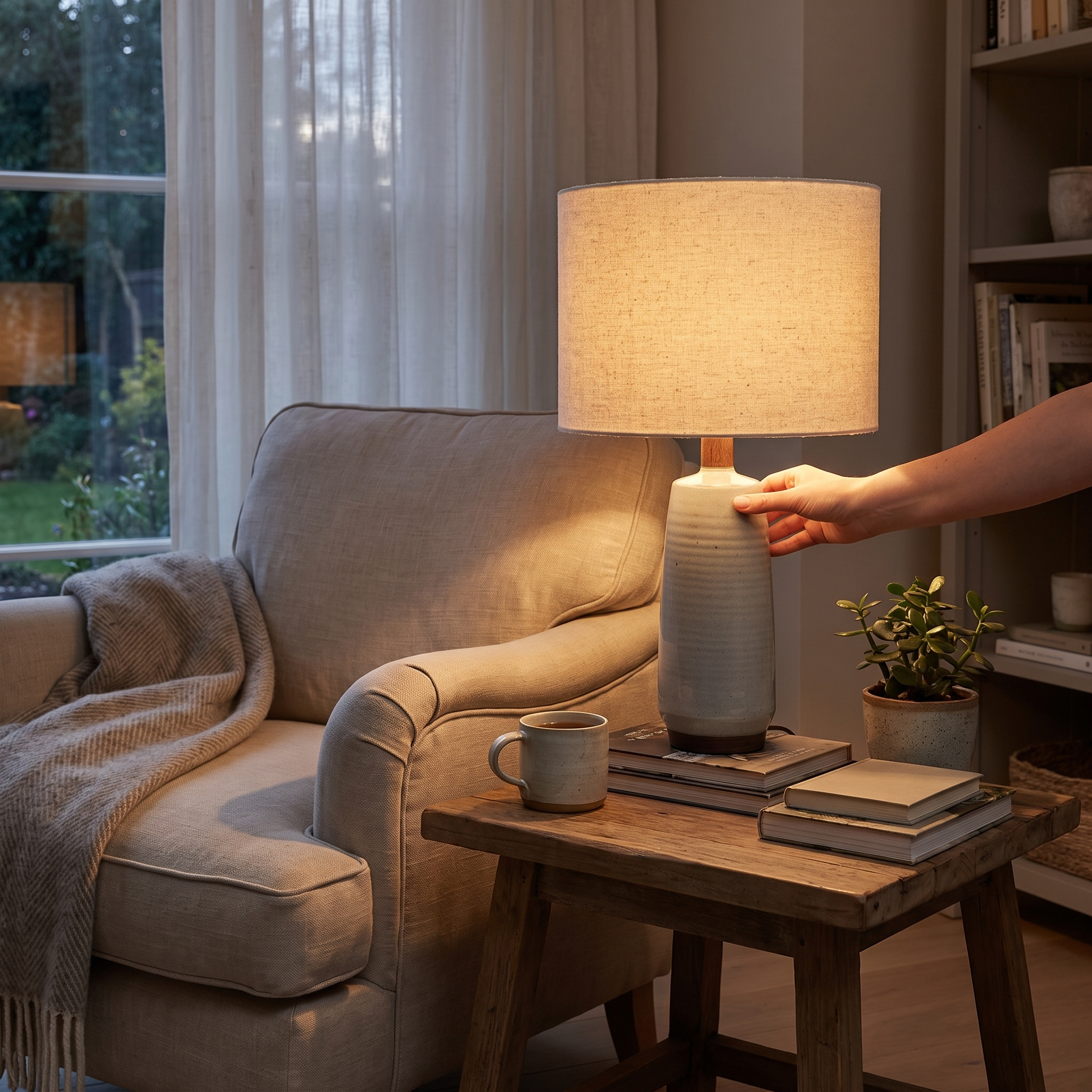 Golden Table Lamp lifestyle