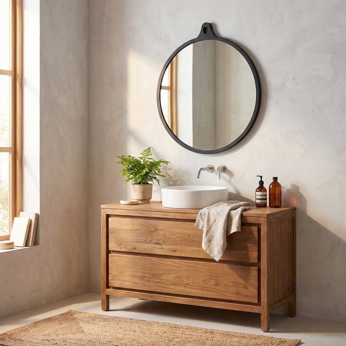 Hyde Round Mirror - lifestyle