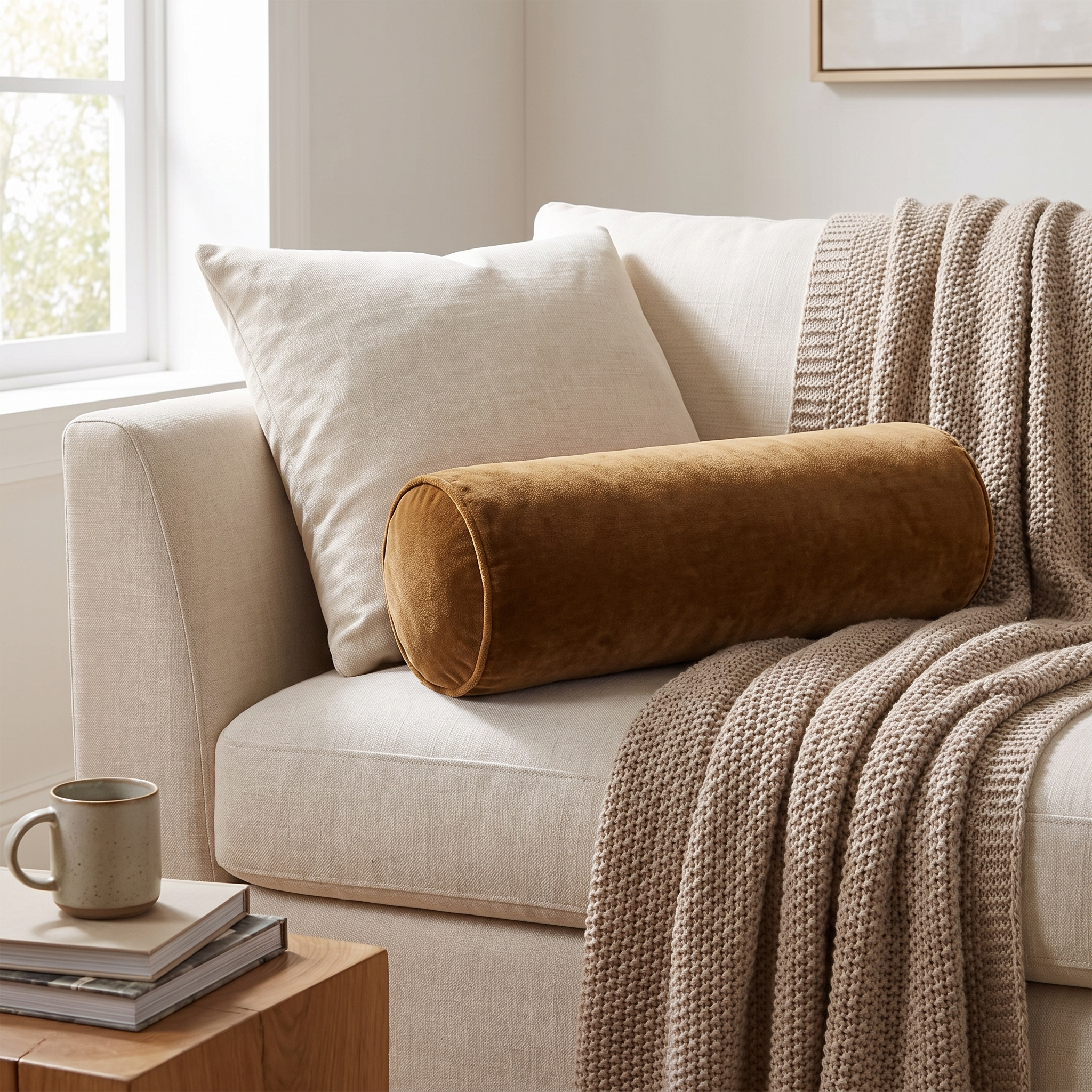 Bridger Bolster Pillow - lifestyle
