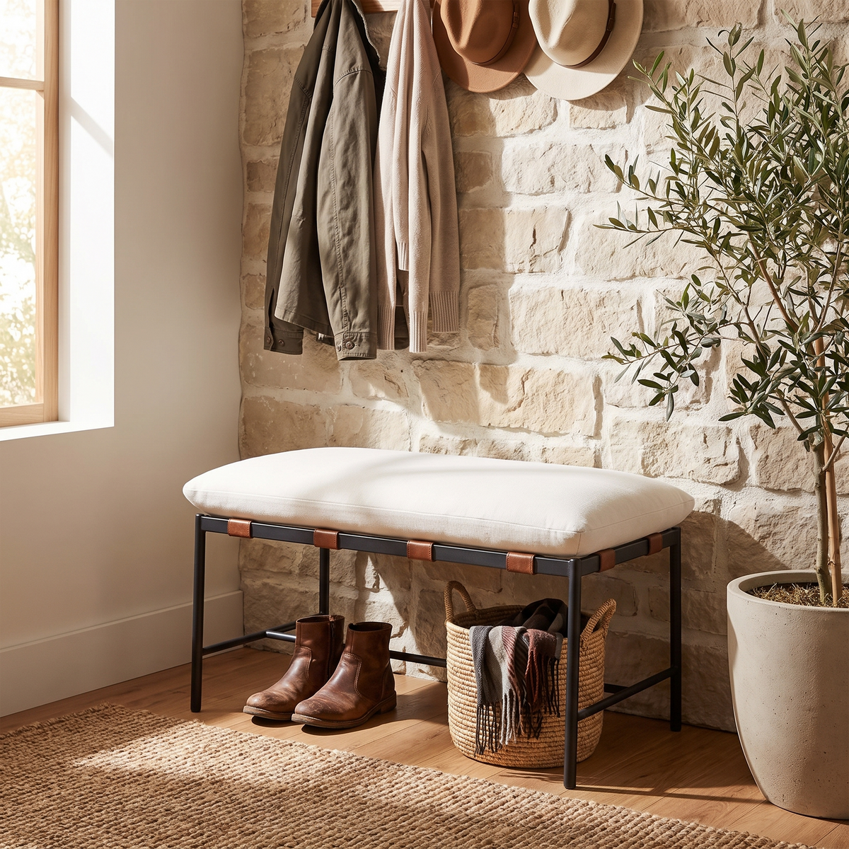 Vail Ottoman - lifestyle