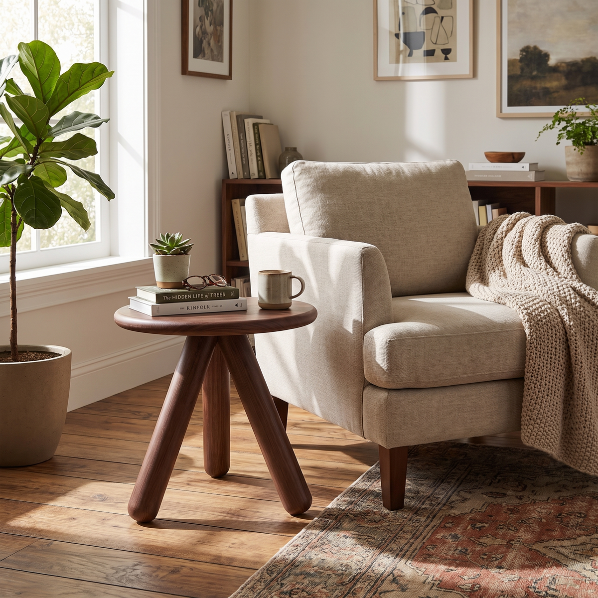 Willow Side Table - lifestyle