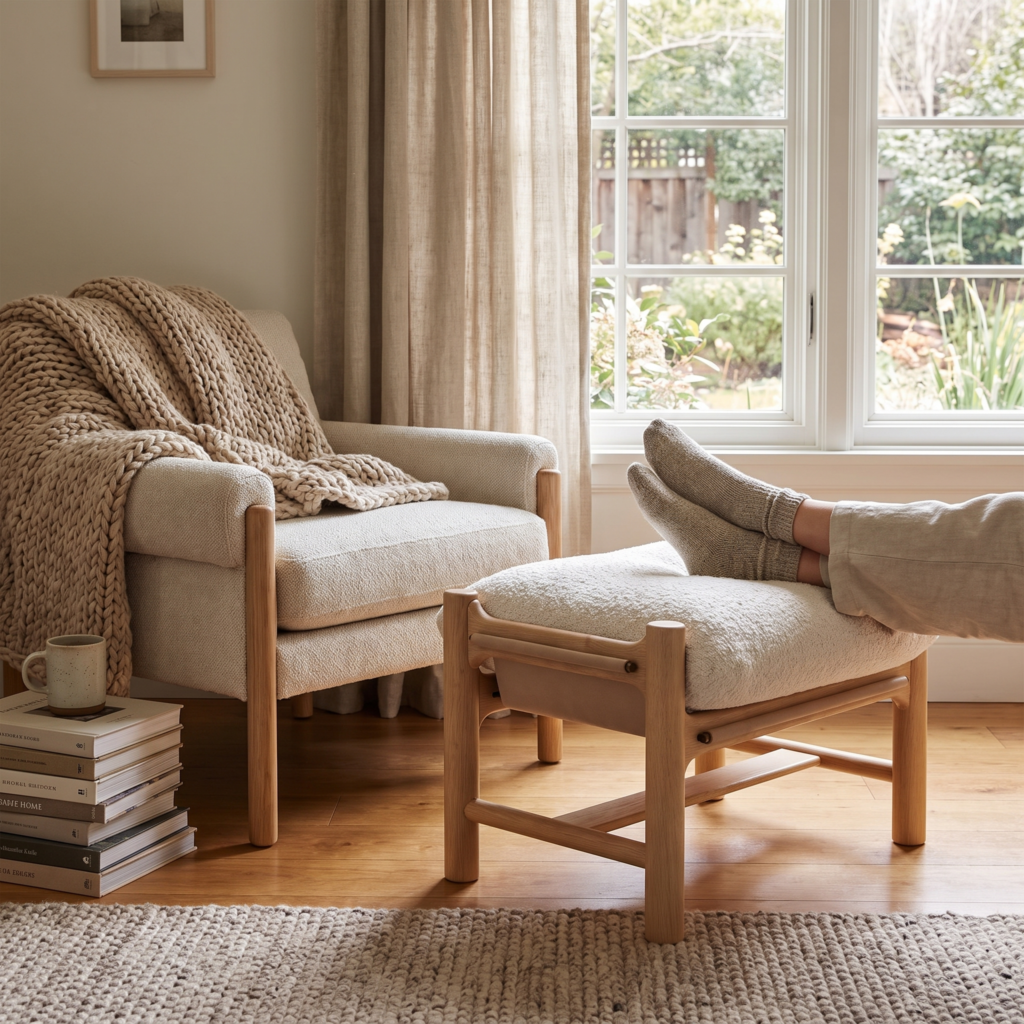Replacement Avon Ottoman Covers - lifestyle
