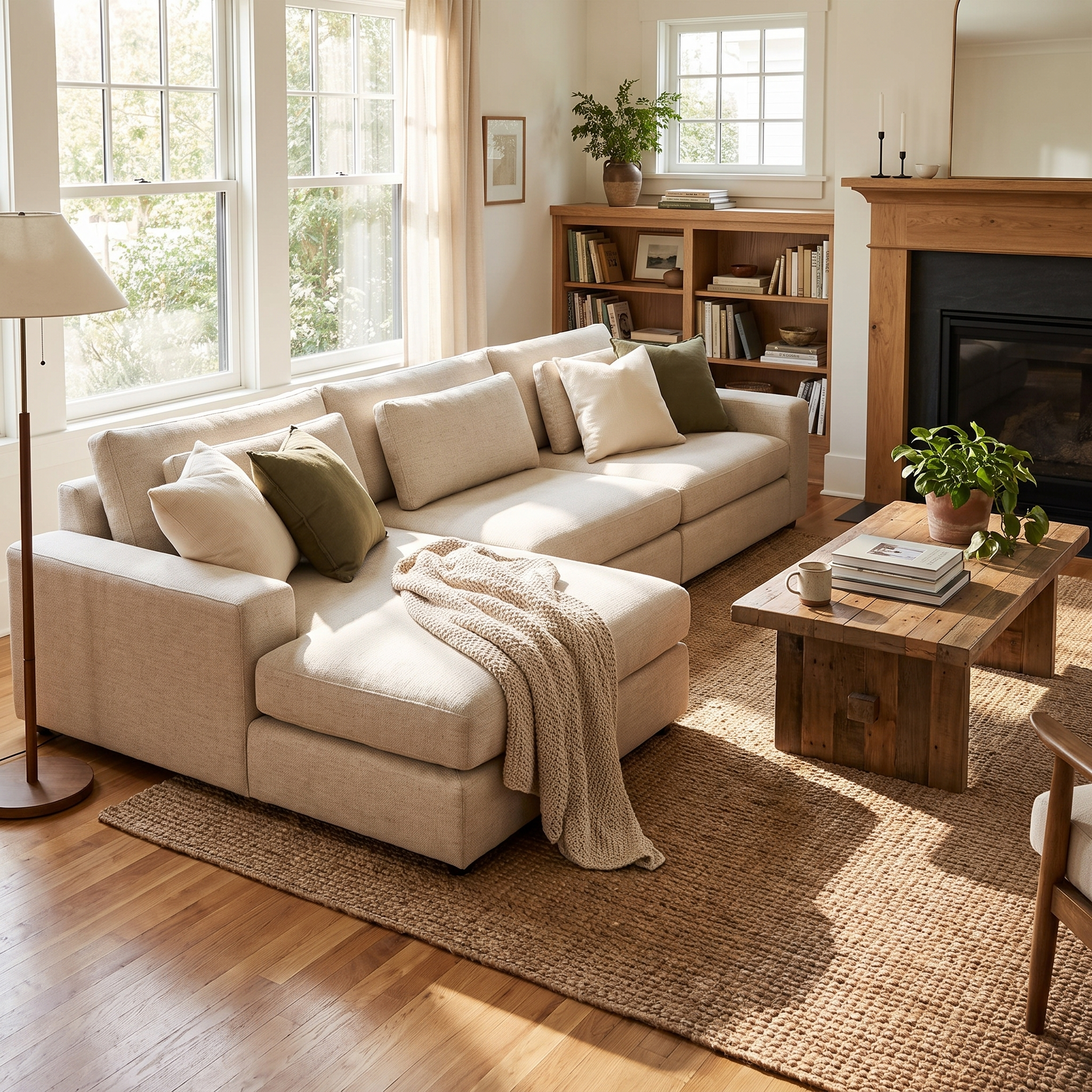 Bloor 4-Piece Sectional W/ Ottoman