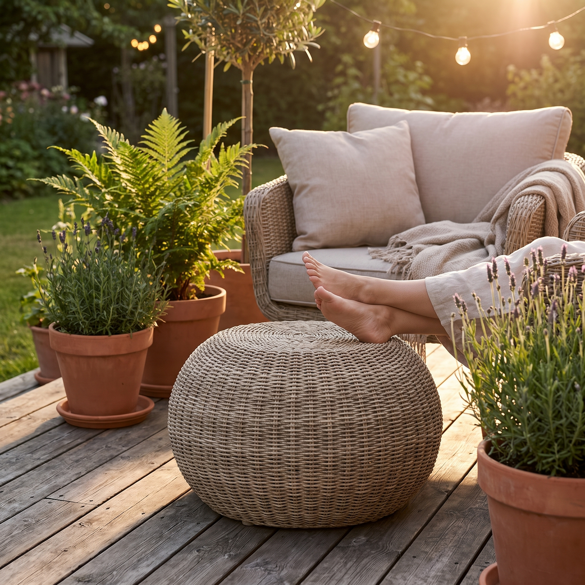 Phoenix Outdoor Accent Stool
