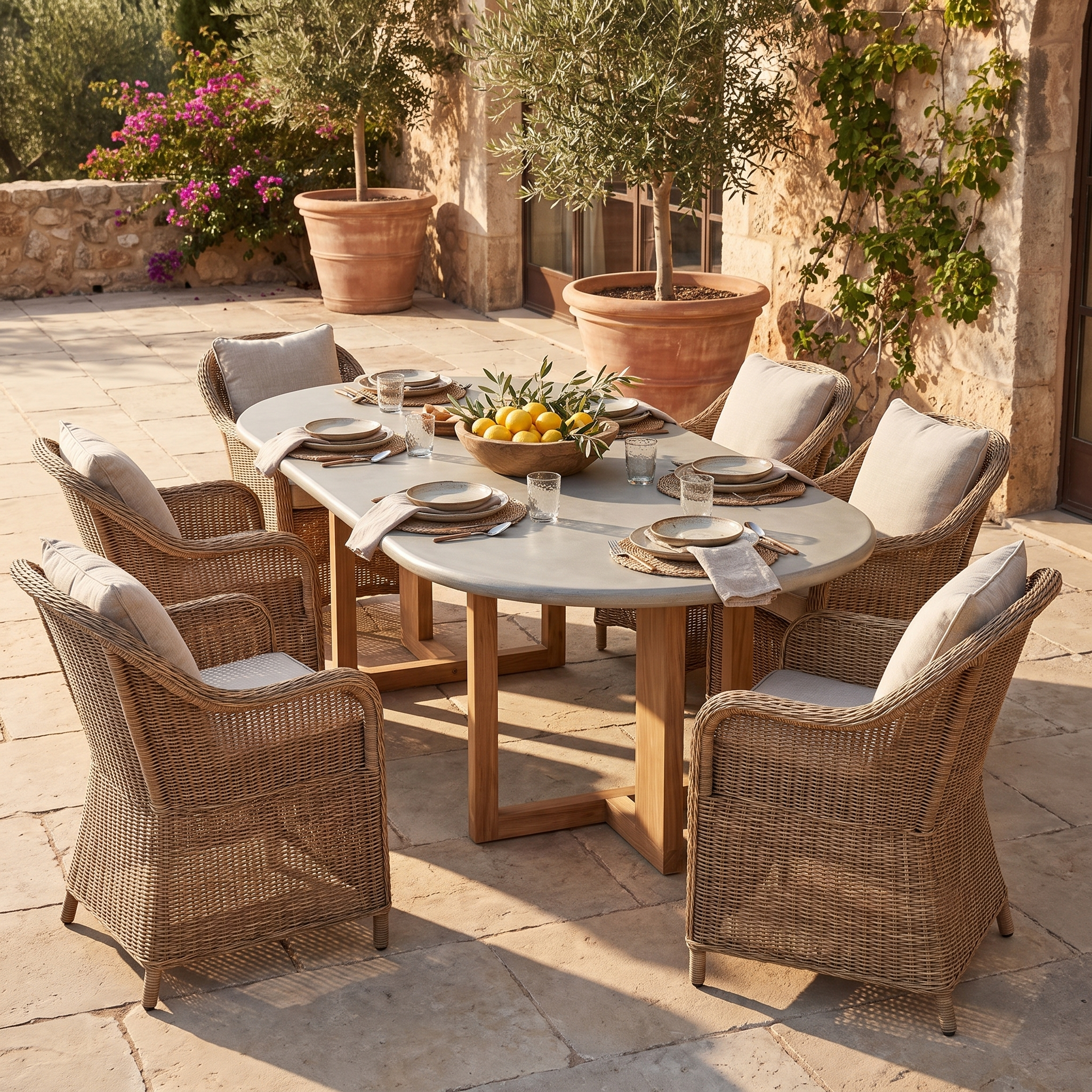 Trestle Outdoor Dining Table