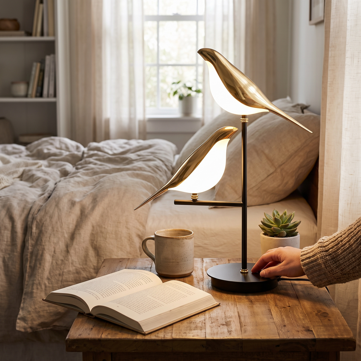 Golden Birdlight Wall Lamp lifestyle