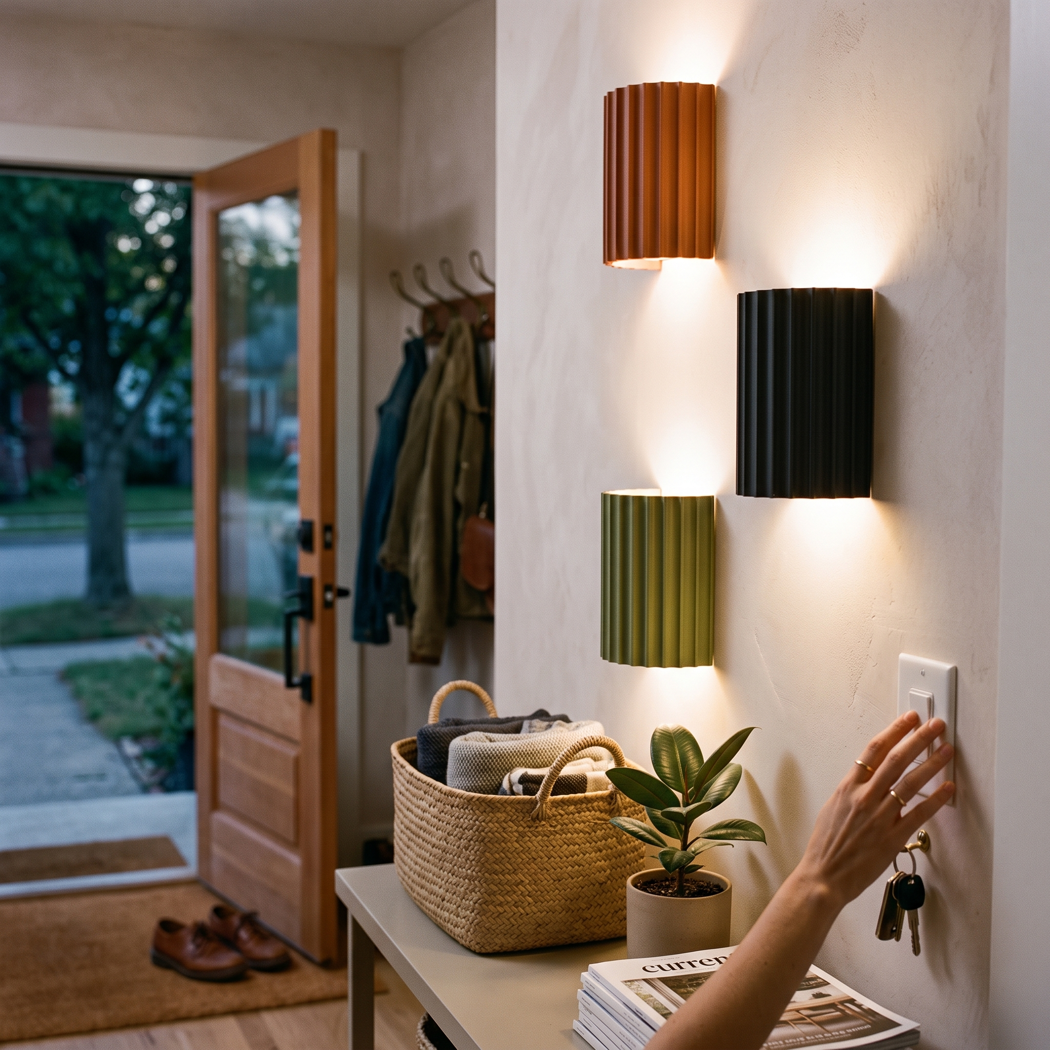 Nordic Modern Resin Wall Lamp lifestyle