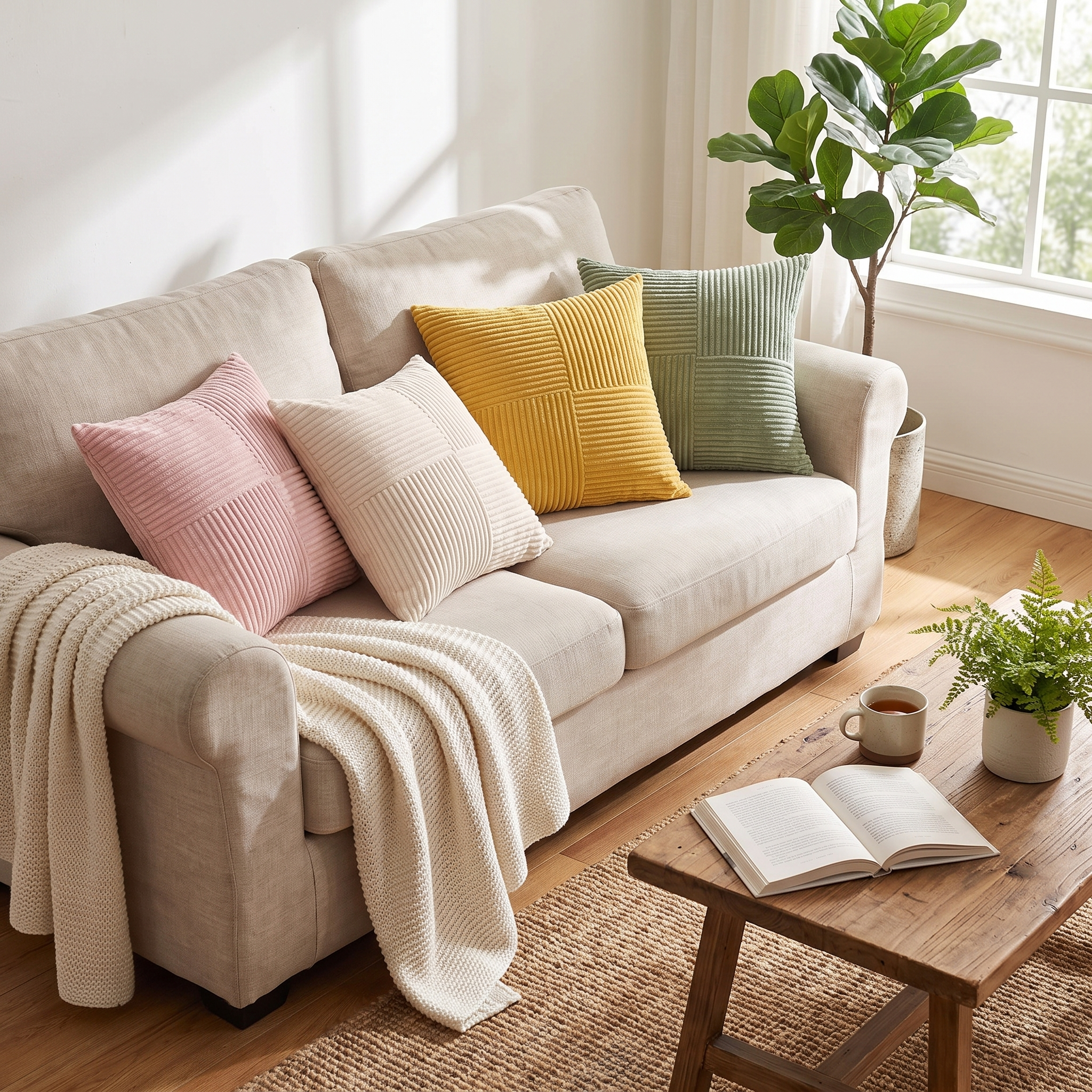 Corduroy Cushion Covers lifestyle