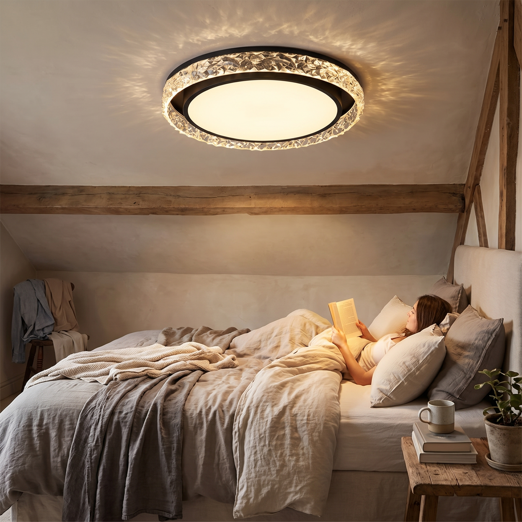 Crystal Halo LED Ceiling Light lifestyle