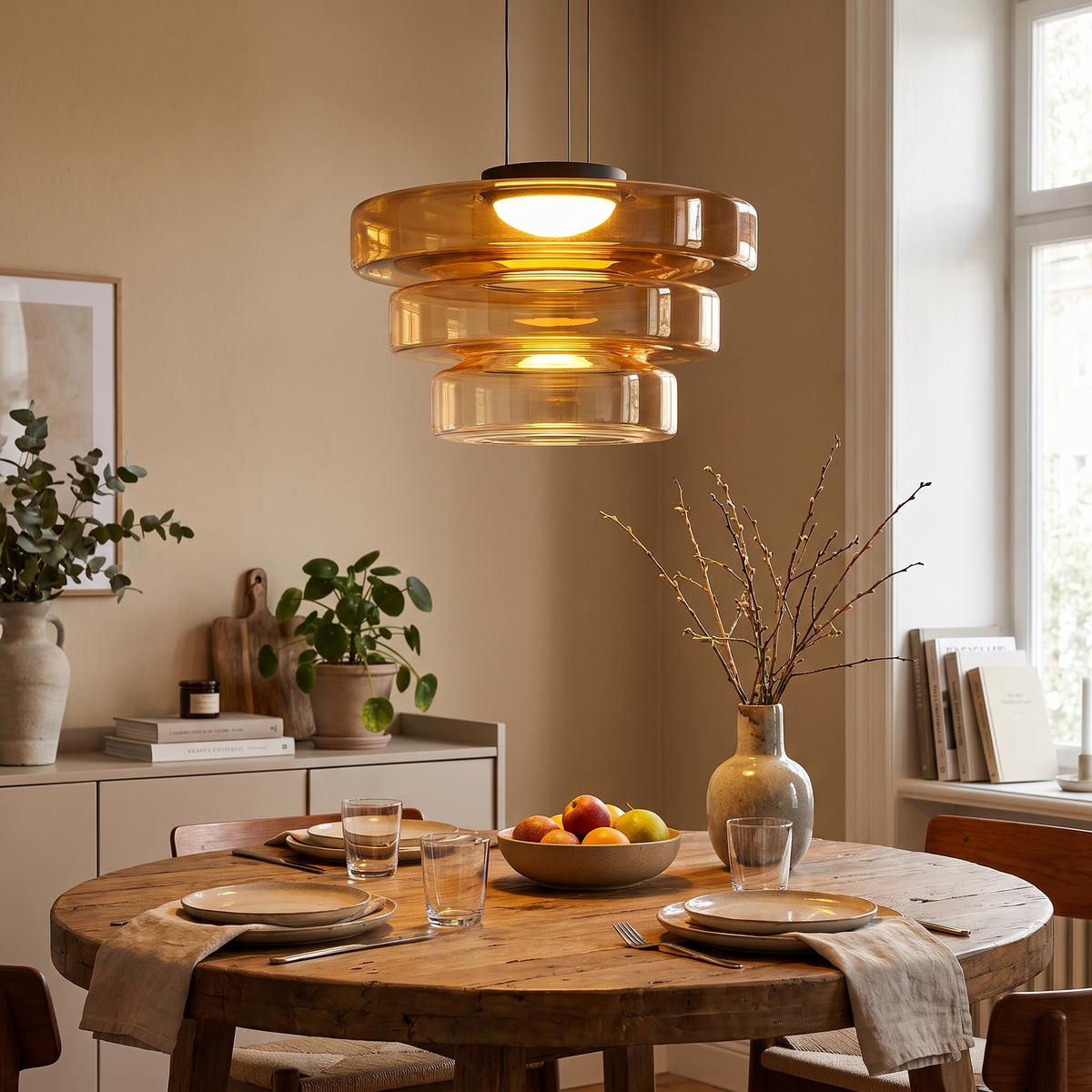 Glass Pendant Lamp Bauhaus lifestyle