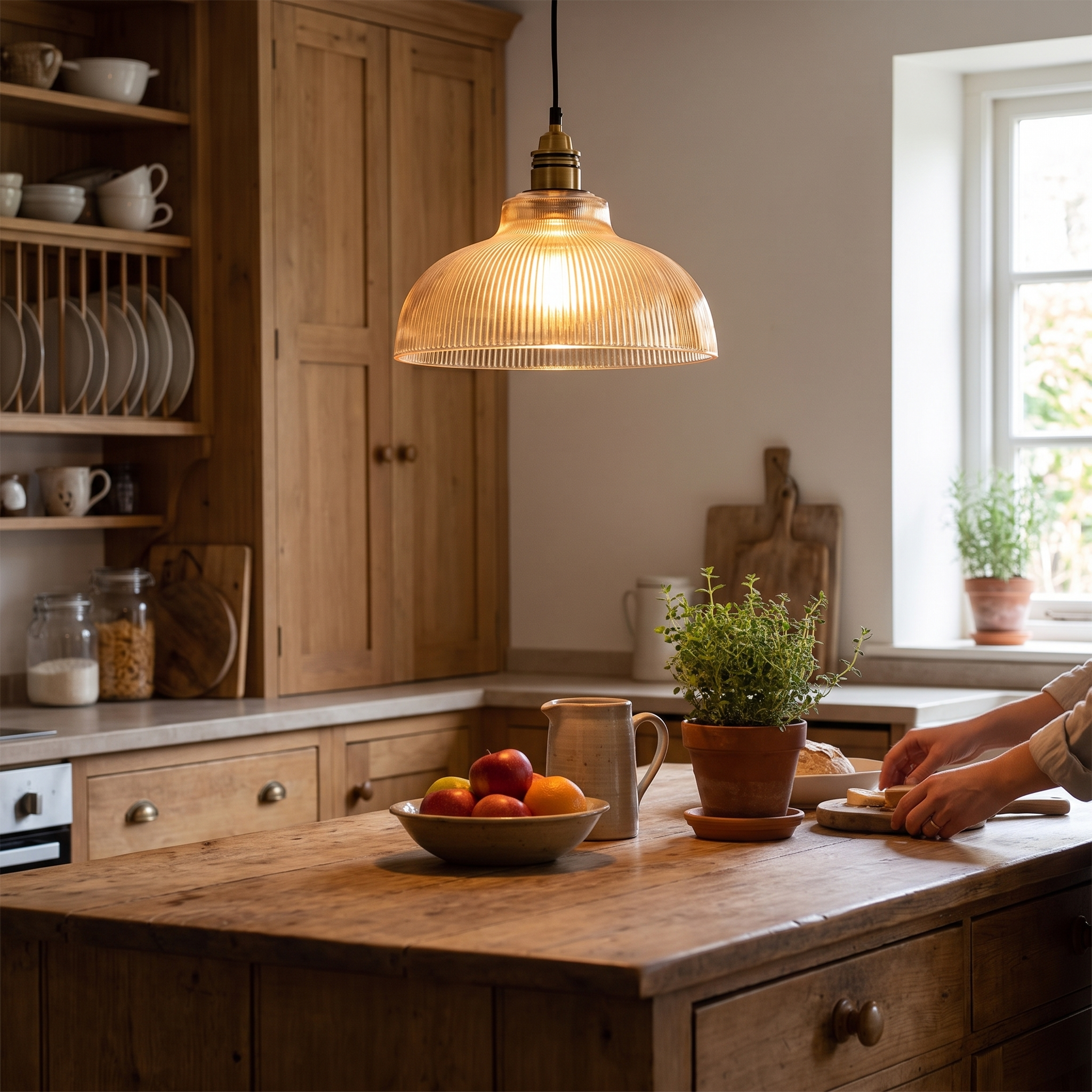 LumiVibe Glass Pendant Light lifestyle