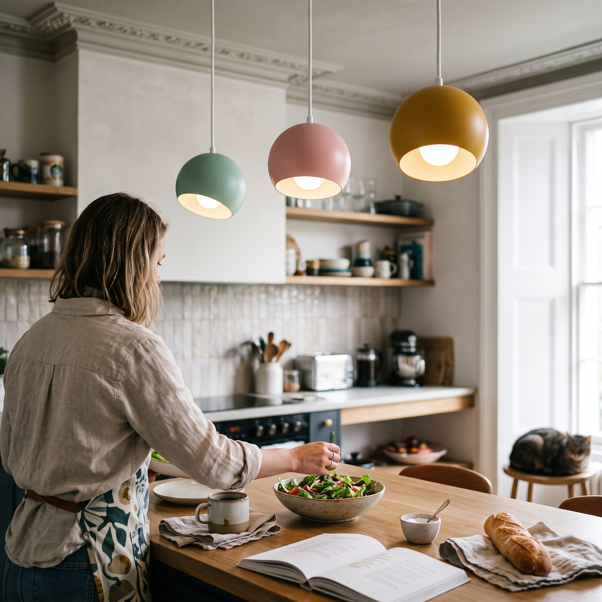 Nordic Macaron Ceiling Light lifestyle