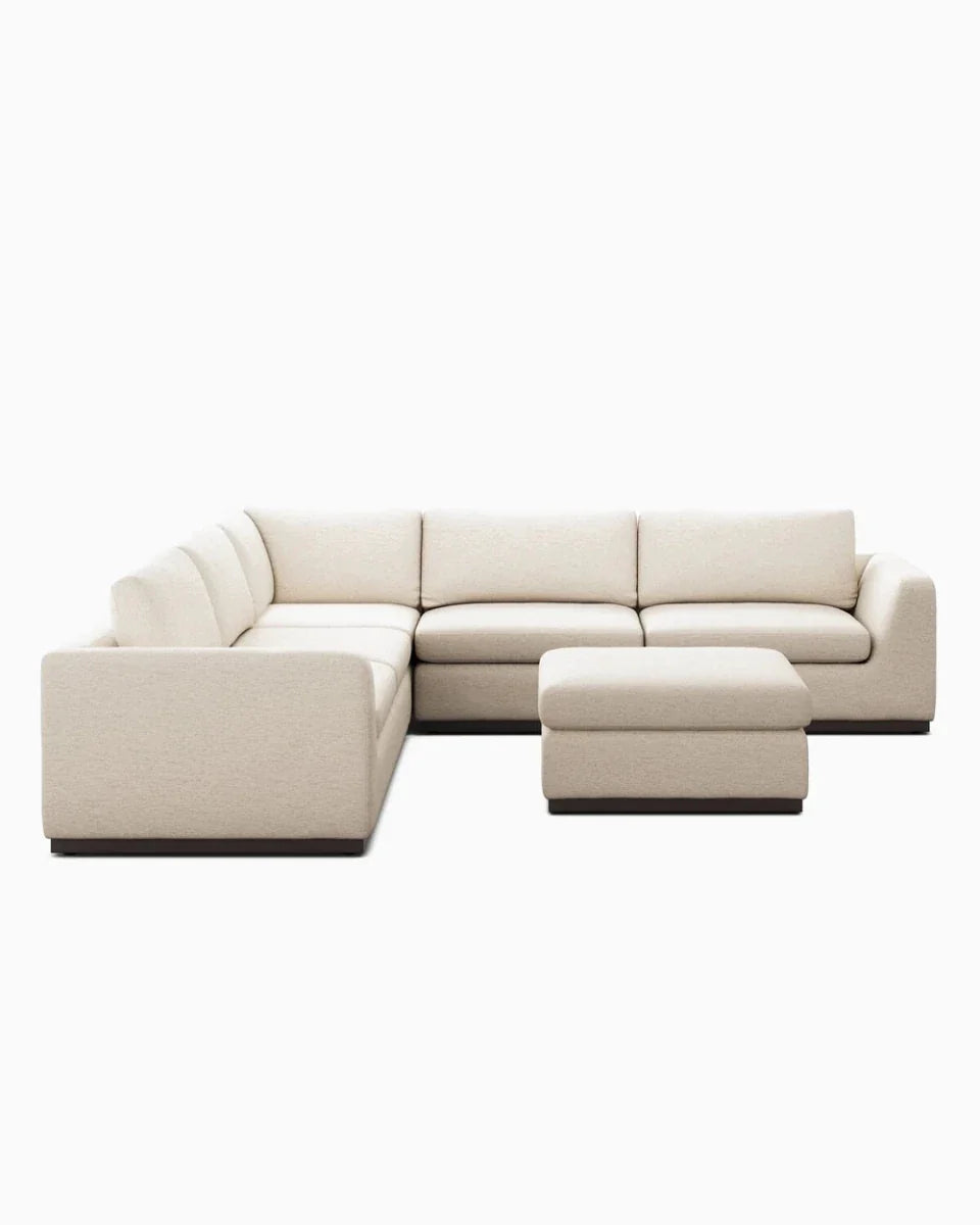 Crypton Nomad Snow / Sectional + Ottoman