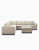 Savoy Parchment / Sectional + Ottoman