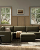 Surrey Olive / Sectional + Ottoman