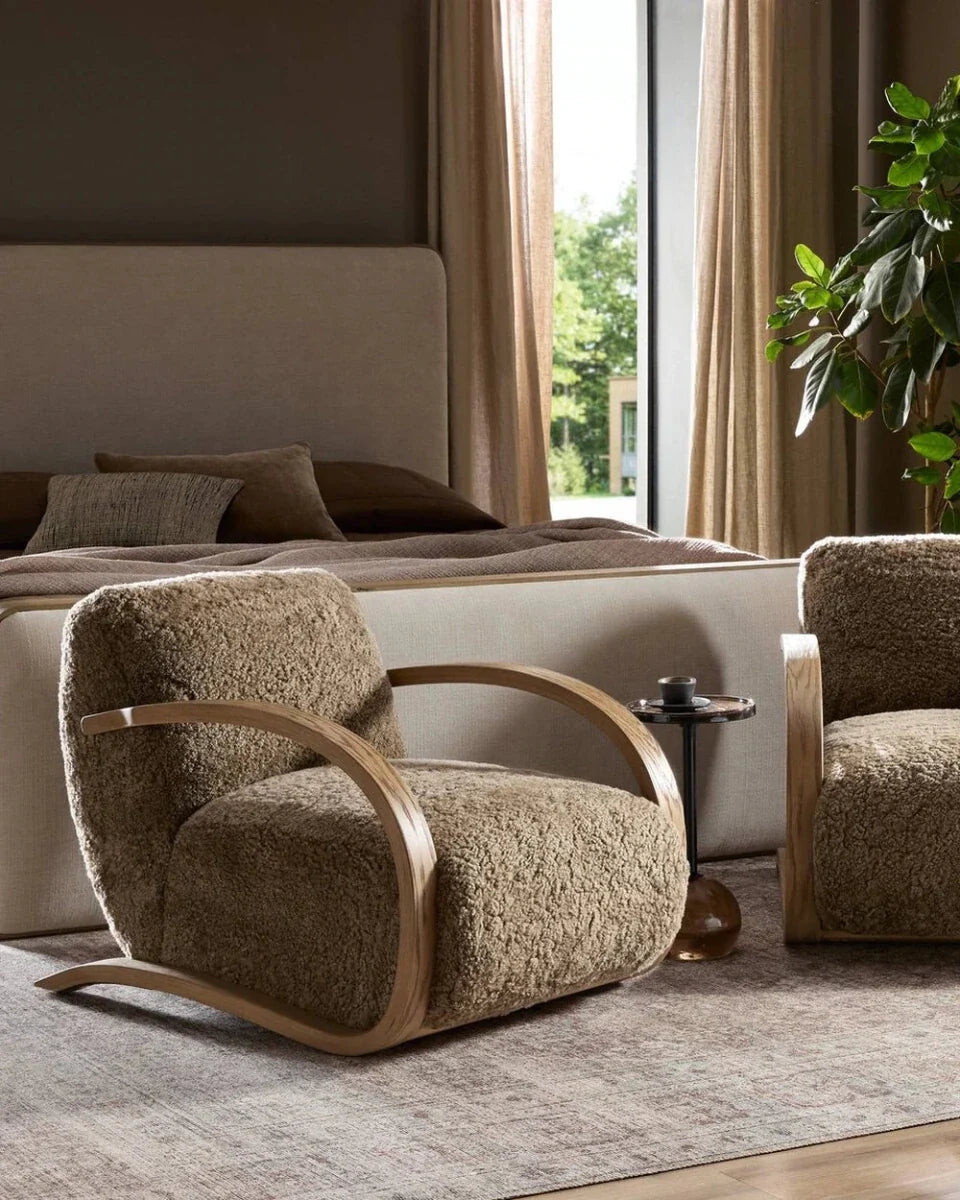 Taupe Shearling