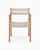 Teak & Beige Cord / No Cushion