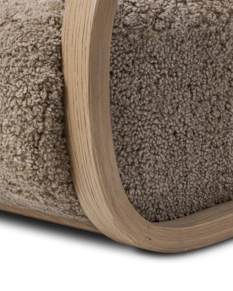 Taupe Shearling