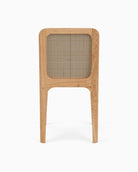 Cognac Velvet Seat / White Oak Frame