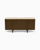 Espresso Oak / Travertine Top / 68"