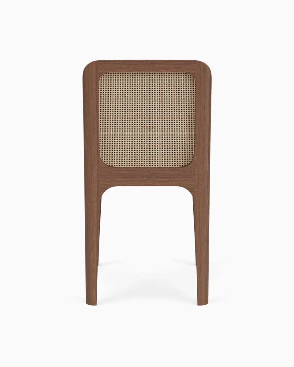 Maple Leather Seat / Walnut Frame