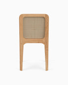 Pearl Leather Seat / White Oak Frame