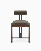 Mushroom Velvet / Walnut Frame / Counter (24.5" Height)