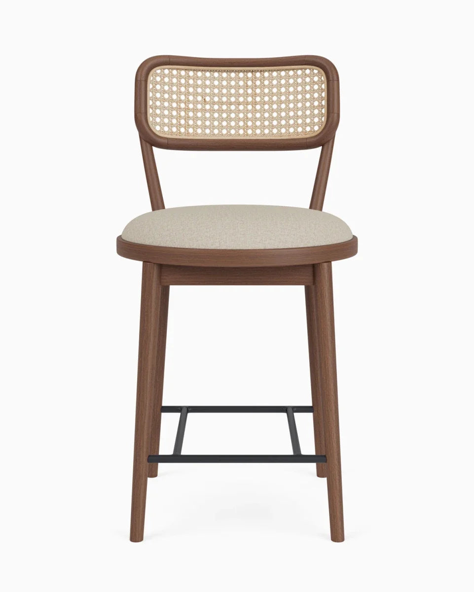 Flax Linen / Walnut / Counter (24" Height)