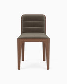 Mushroom Velvet Seat / Walnut Frame