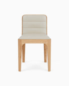 Pearl Leather Seat / White Oak Frame