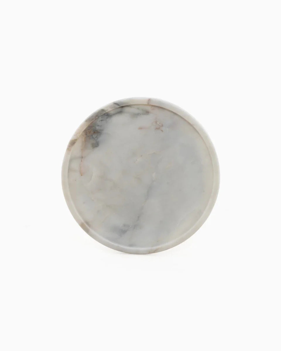 Polished White Marble
