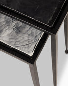 Smoked Black Cast Glass