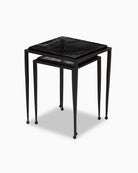 Smoked Black Cast Glass