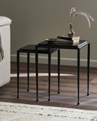 Smoked Black Cast Glass