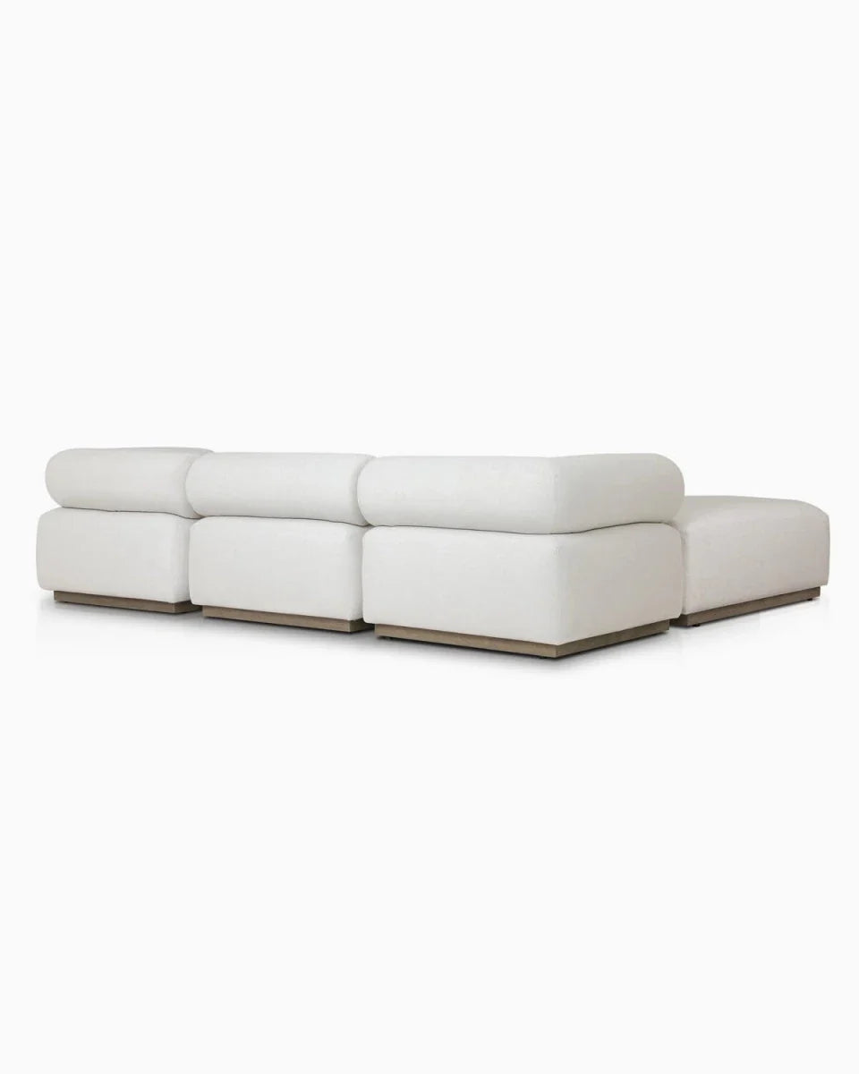 Alessi Linen / 3 Piece w/Ottoman