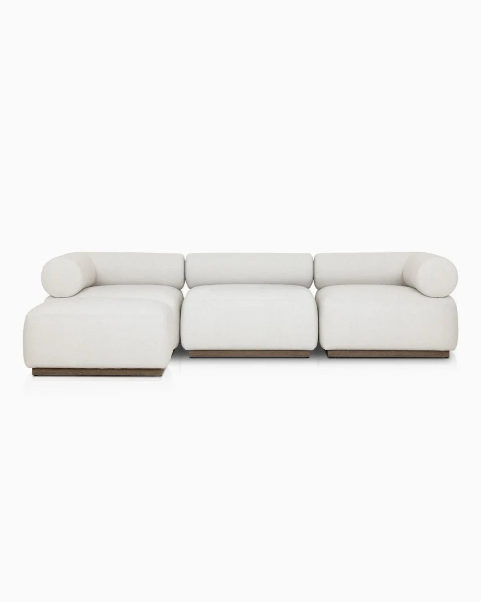 Alessi Linen / 3 Piece w/Ottoman