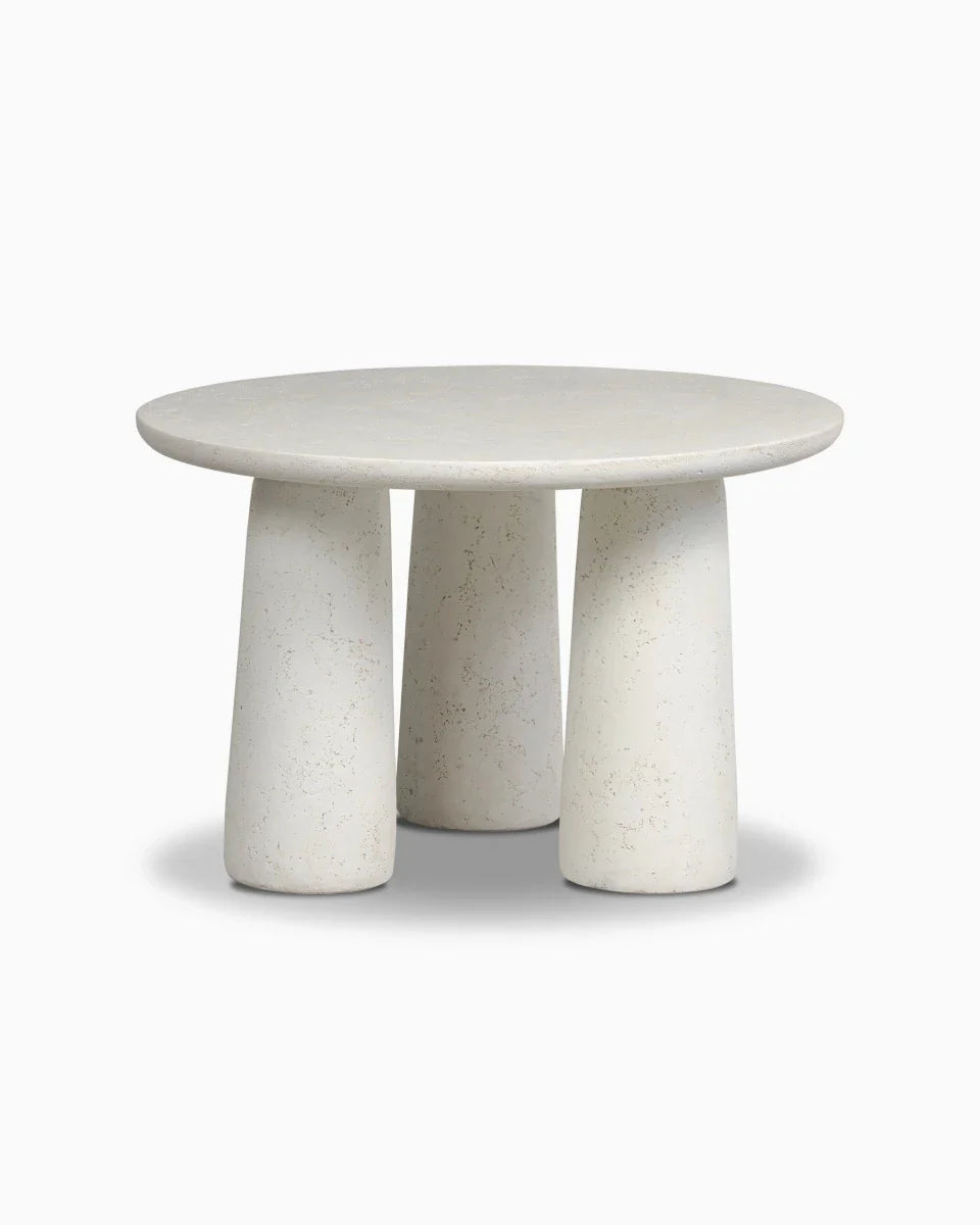 Aged White Concrete / Small (26")