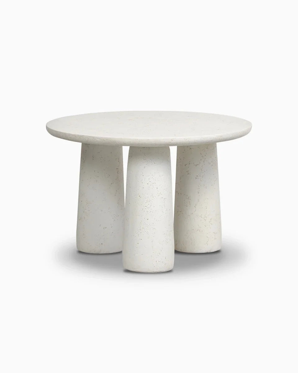 Aged White Concrete / Small (26")