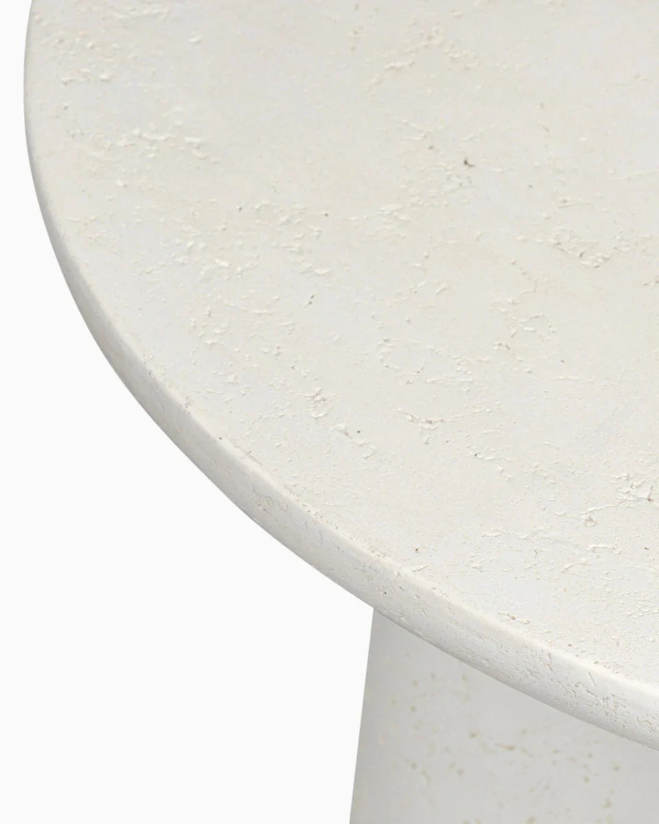 Aged White Concrete / Large (36")