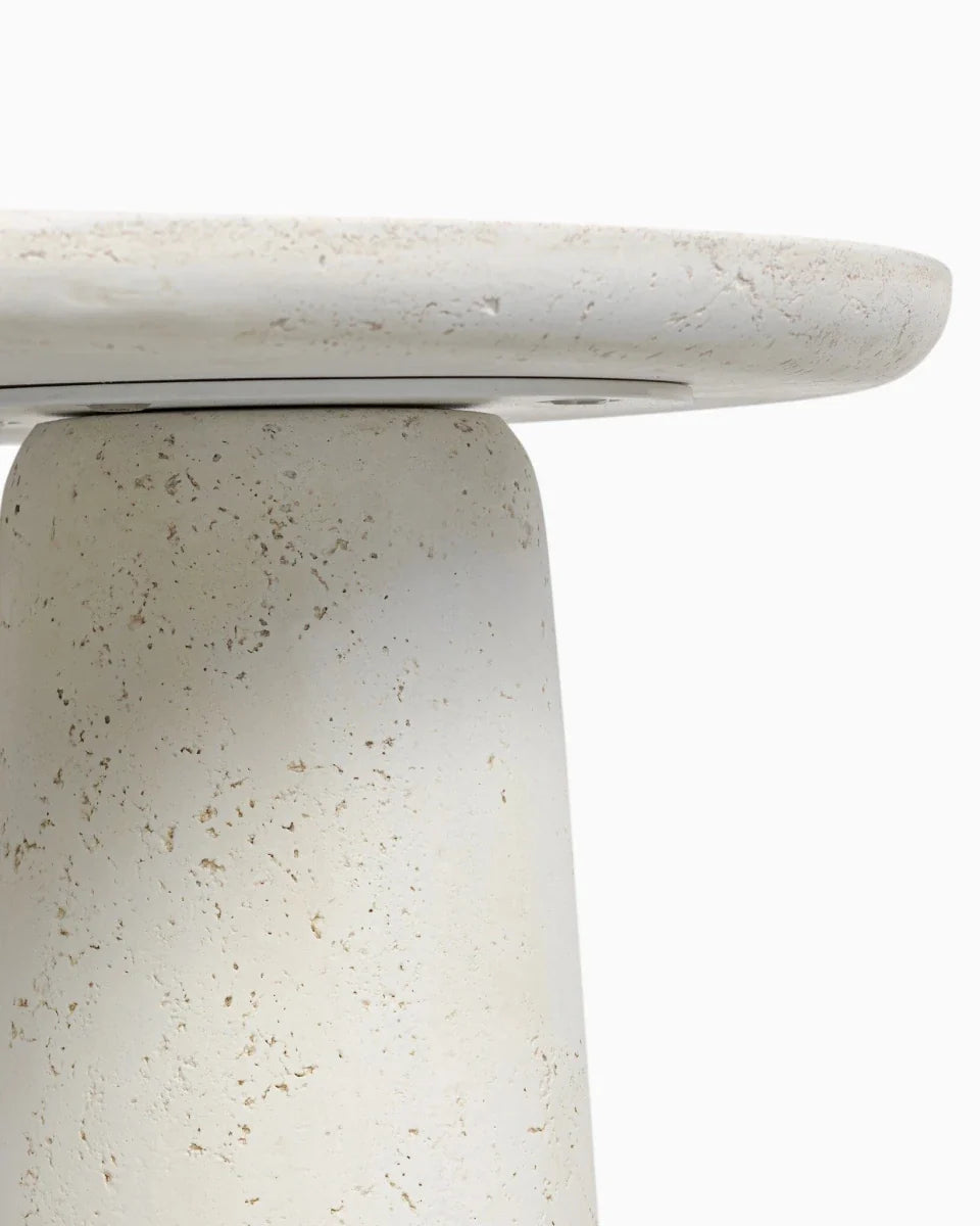 Aged White Concrete / Large (36")