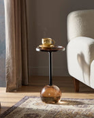 Smoked Brown Cast Glass