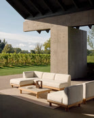 Teak & Concrete Light Grey