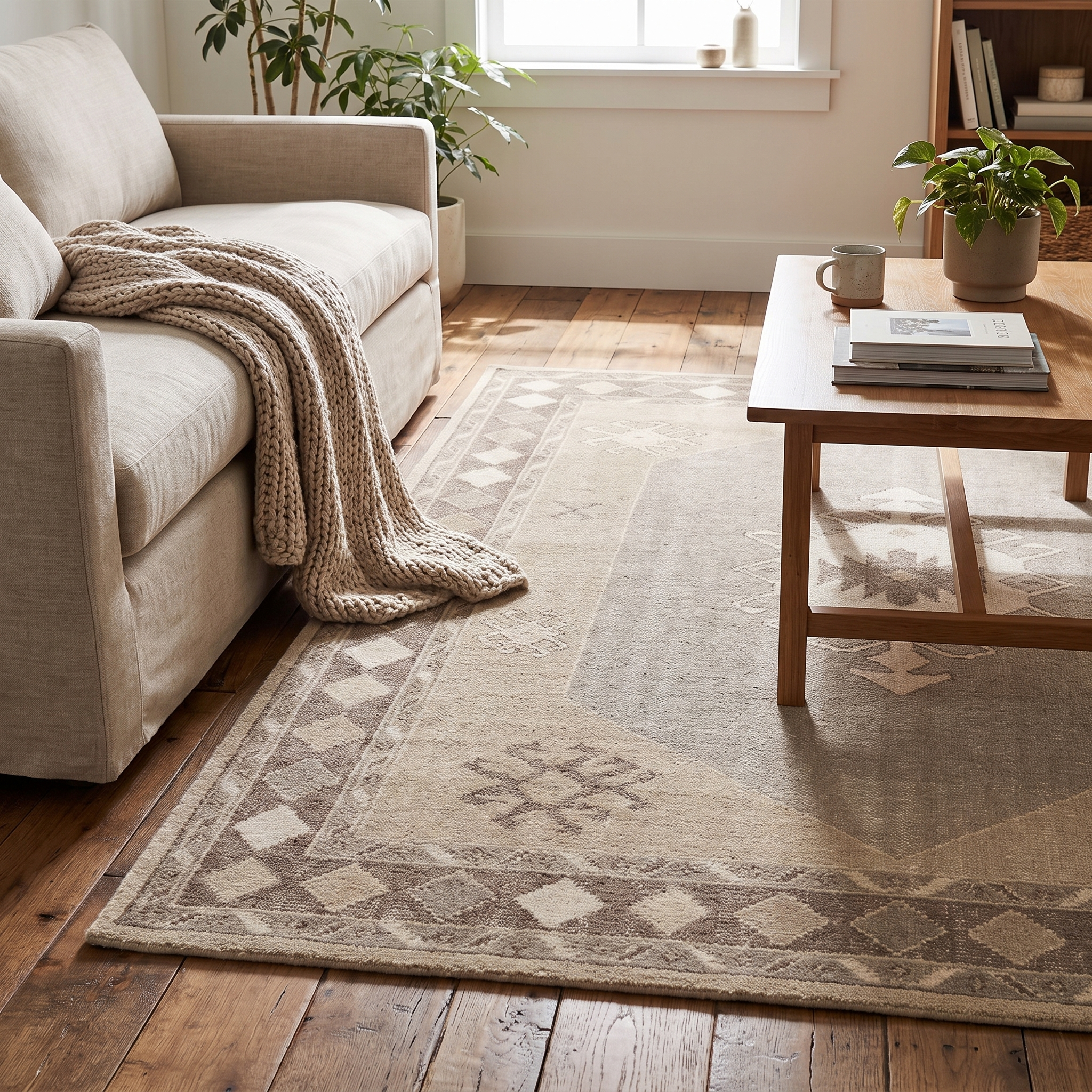 Samsa Hand Knotted Rug lifestyle