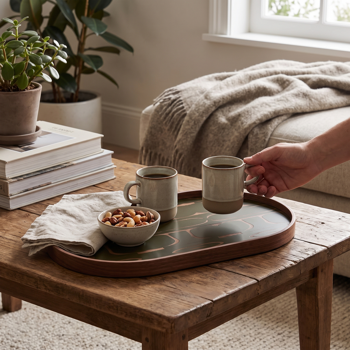 Second Nature Oblong Trays lifestyle