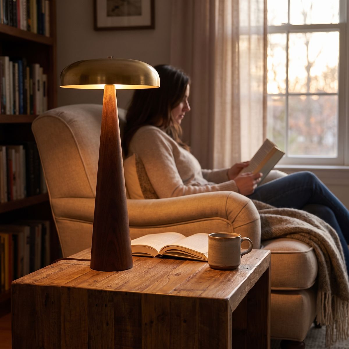 Griffin Floor Lamp - lifestyle